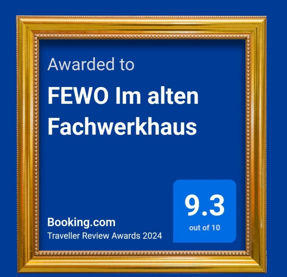 Fewo Im Alten Fachwerkhaus Бад Бухау Екстериор снимка